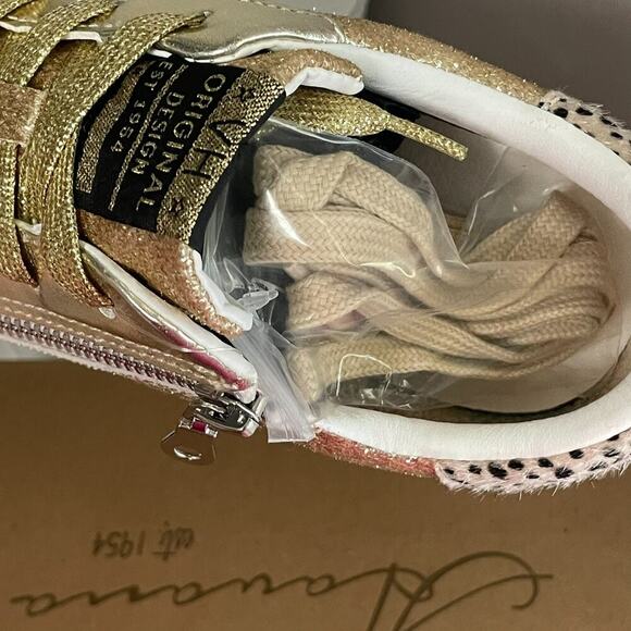 Vintage Havana NEW Adalene Rose Gold Glitter Womens Size 8 Kids Size 7 Fashion - Picture 5 of 7